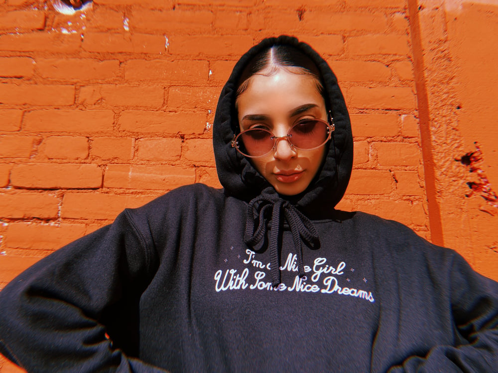 Image of Nice Girl Cropped Hoodie