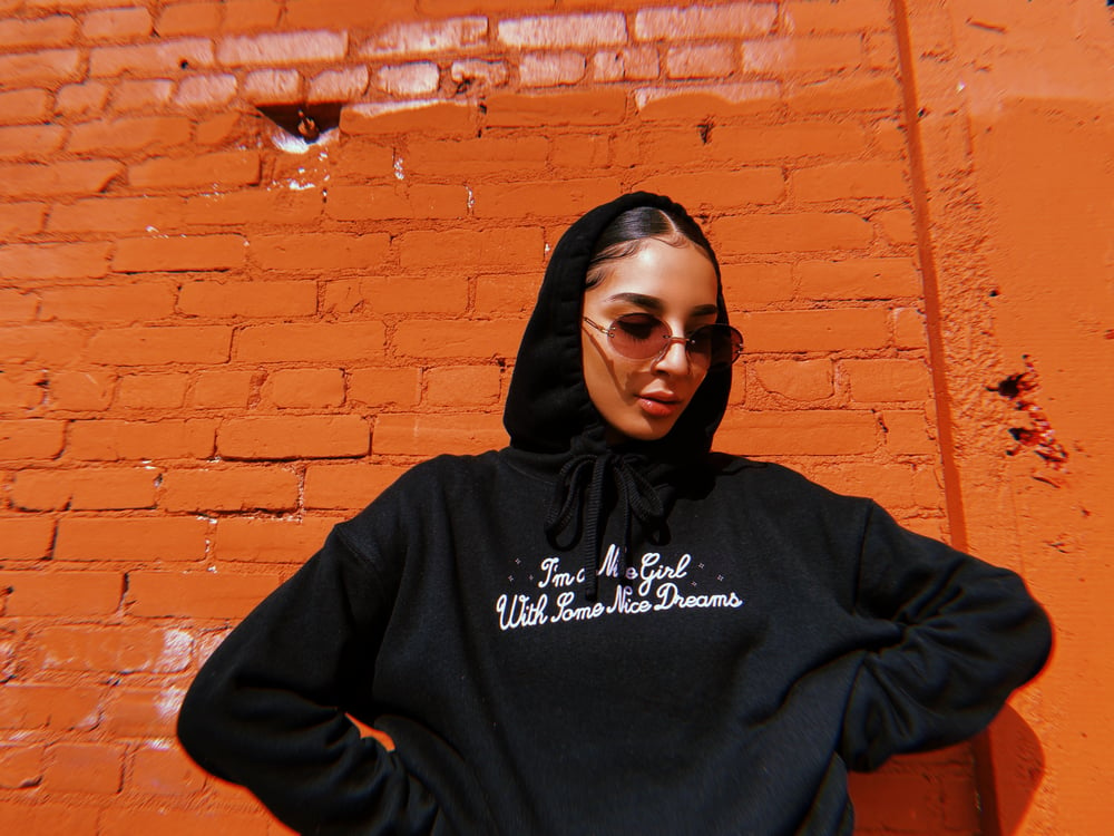 Image of Nice Girl Cropped Hoodie