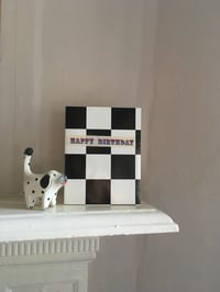Image 3 of Happy Birthday checkered