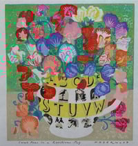 Image 4 of ‘Sweet Peas in a Ravilious Jug’ card