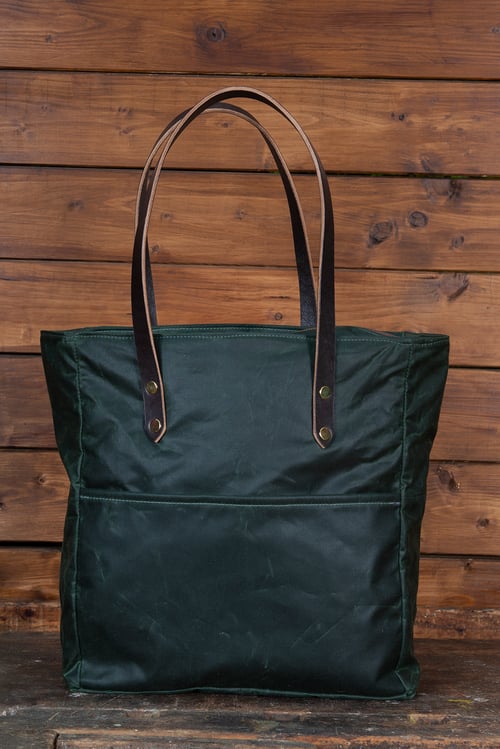 Image of Shopper - Waxed canvas collection - 4 colours available