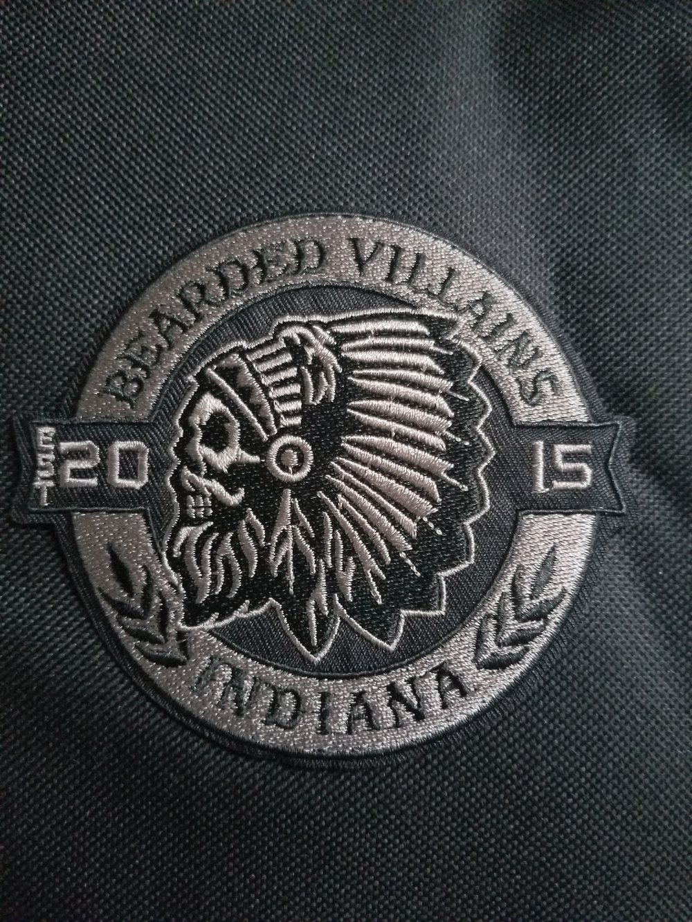 Image of Chief Badge - Charcoal and Black