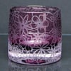 Heather tealight holder with papercut design