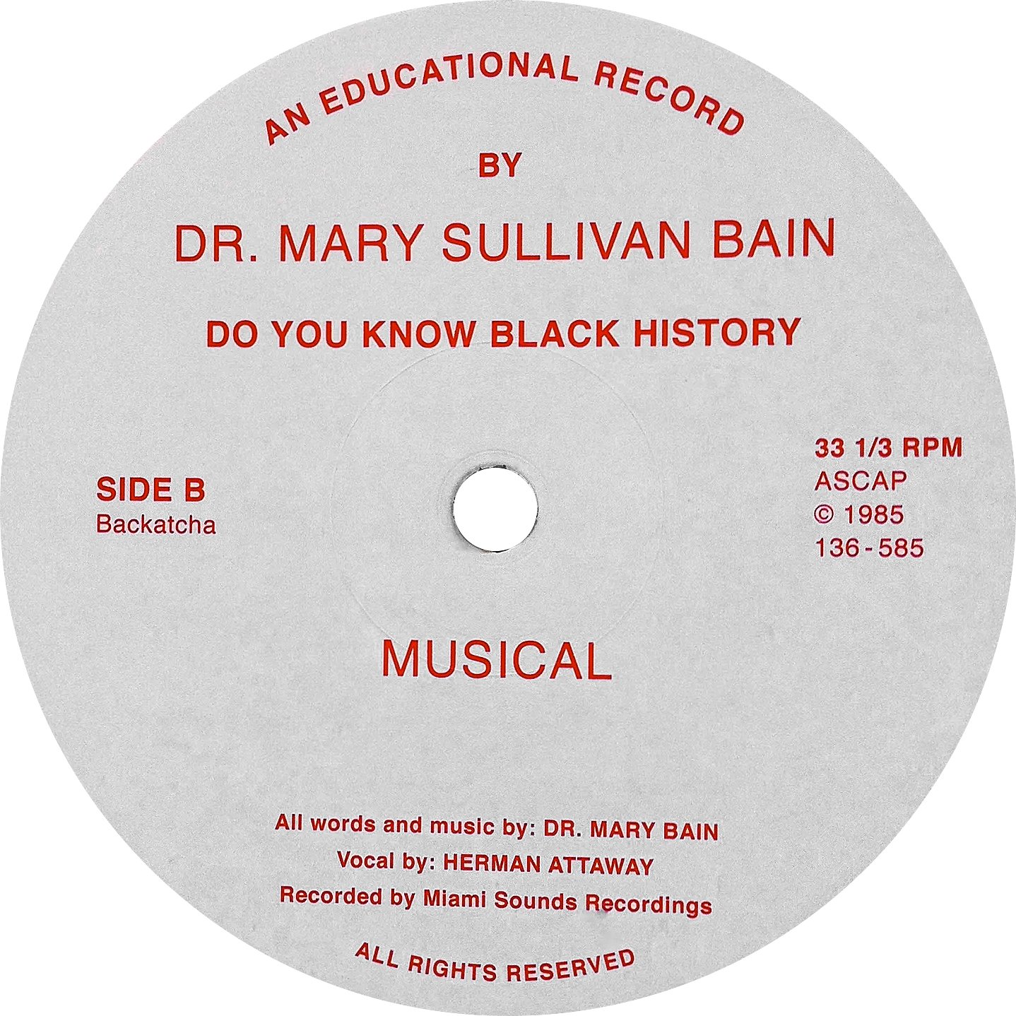 Image of SOLD OUT Dr Mary Sullivan Bain