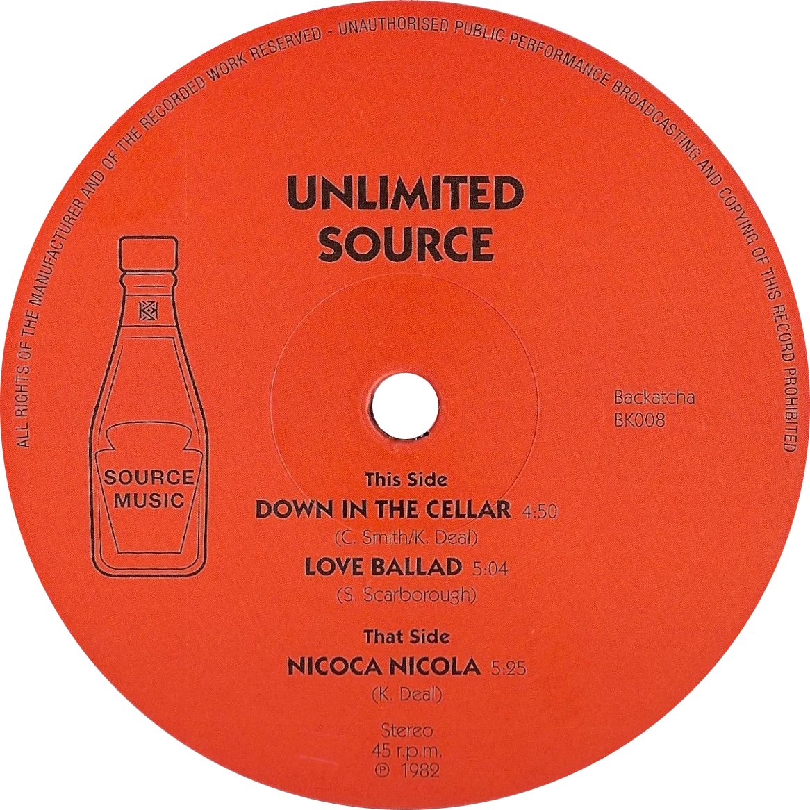 Image of SOLD OUT Unlimited Source EP 