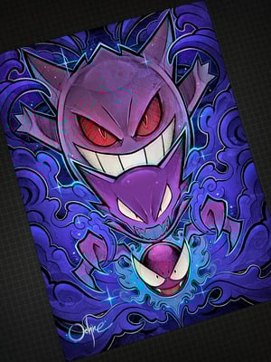 Image of Gastly, Haunter & Gengar