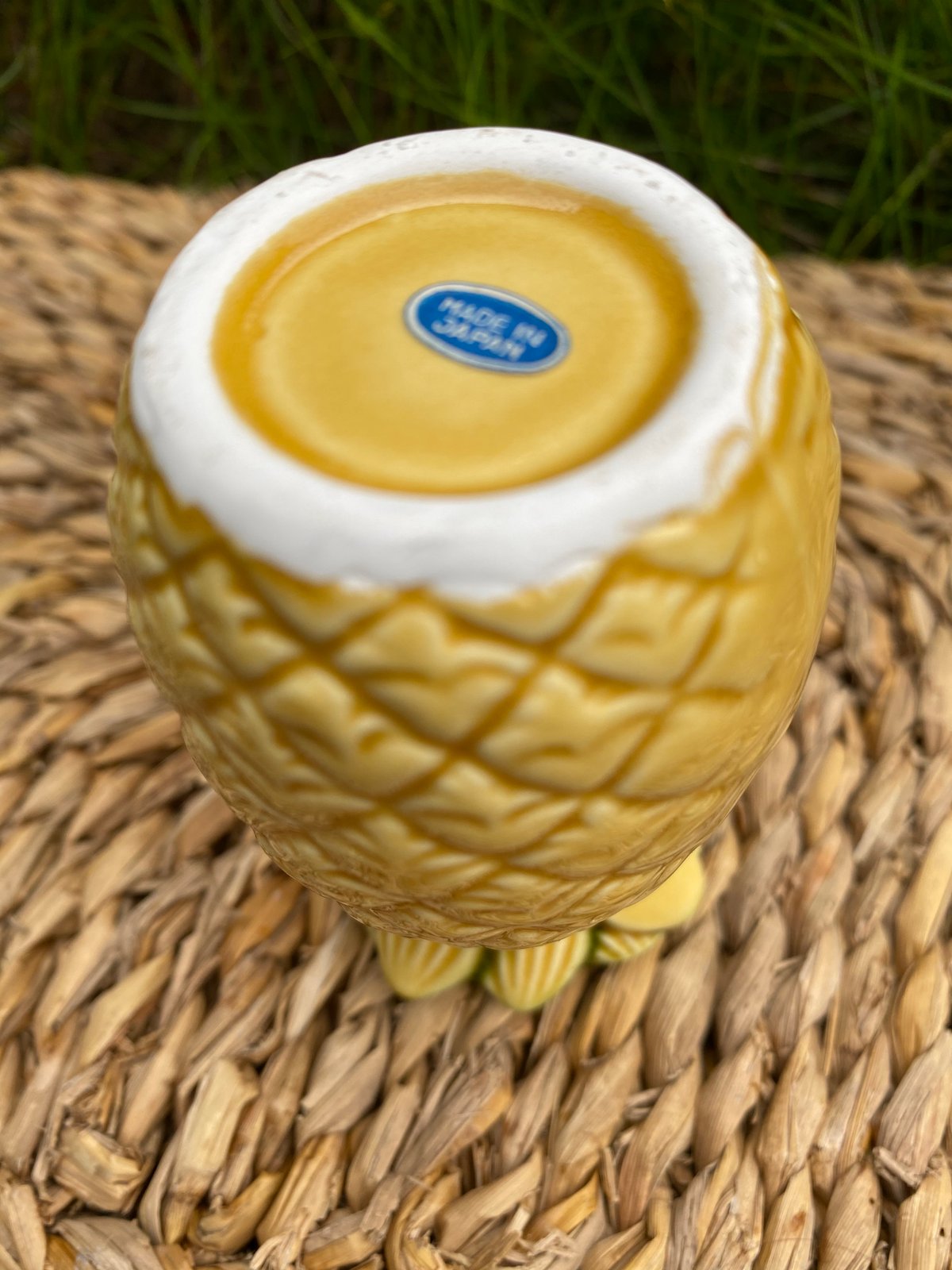Image of Vintage "Aloha Hawaii" Ceramic Pineapple 