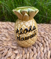 Vintage "Aloha Hawaii" Ceramic Pineapple 