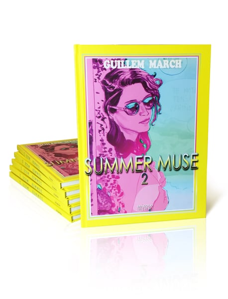 Image of SUMMER MUSE II with ORIGINAL COLOR DRAWING inside