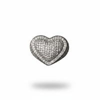 Image 1 of Moissanite Heart Ring