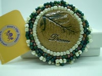 Bead Embroidered Pin - Dream