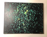 Image 2 of Green splattered stars