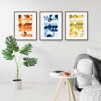 Image 4 of Monochromatic Machine in Blue Art Print