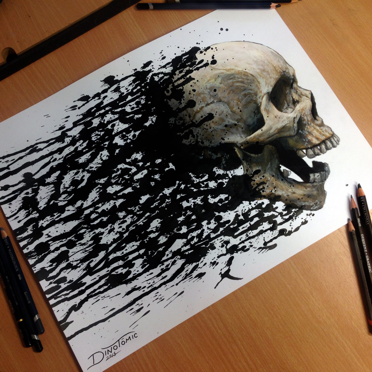 Image of #159 Skull Splatter