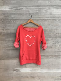 Image of Red Heart Sweatshirt