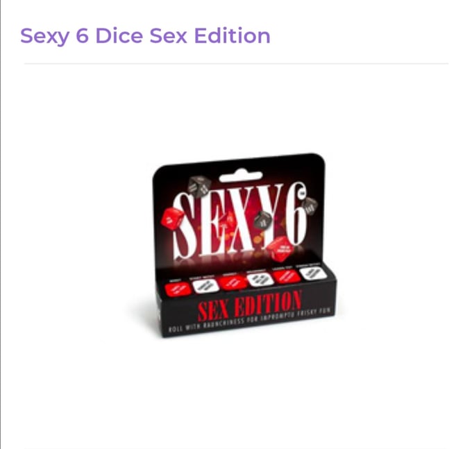 Image of Sexy 6 Sex Dice