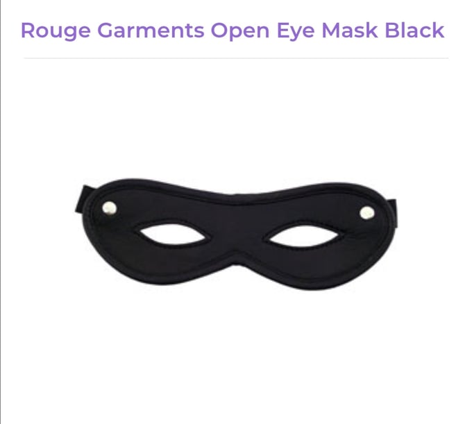 Image of Rouge Garments Open eye mask