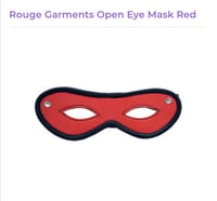 Image 2 of Rouge Garments Open eye mask