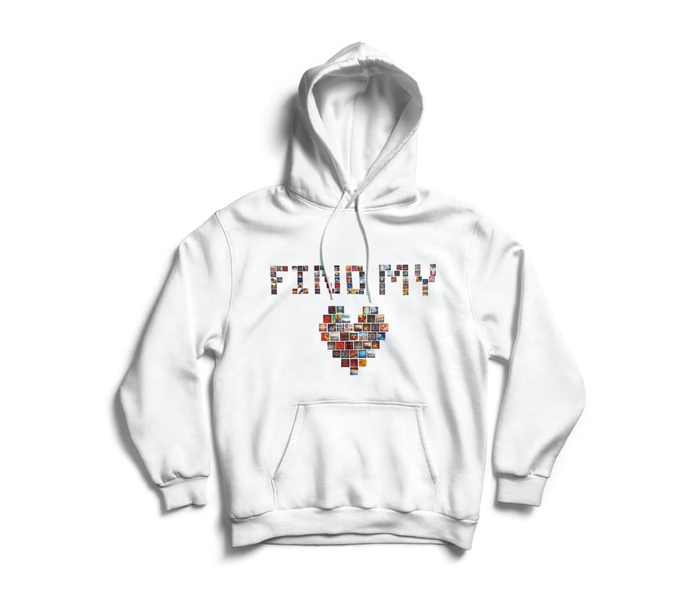 Image of White “Find My Love” Hoodie