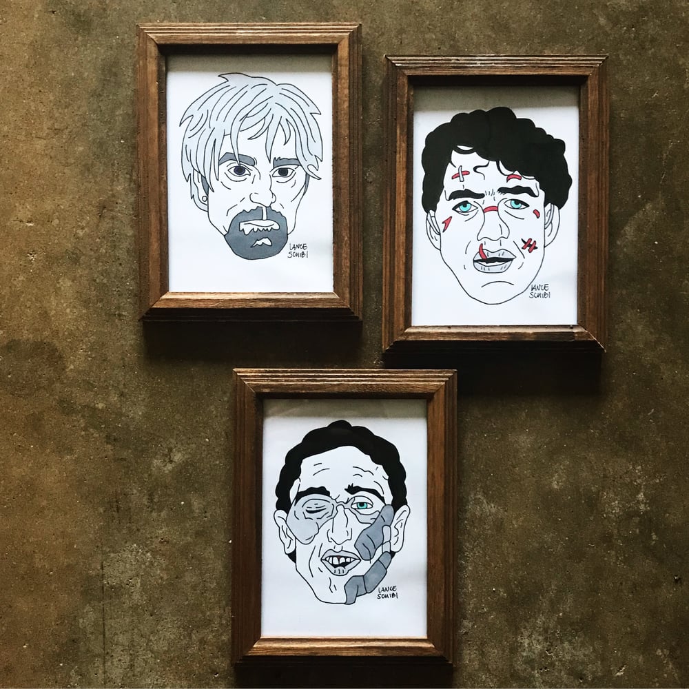 Image of Original GOOD TIME Characters FRAMED Set