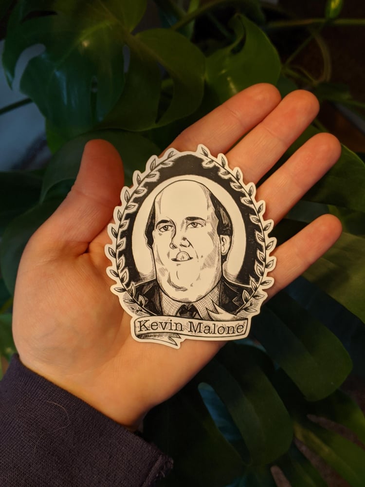 Image of 3.5" Kevin Malone Sticker