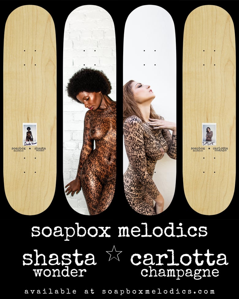 Image of Soapbox Melodics x Shasta Wonder x Carlotta Champagne "Inked"