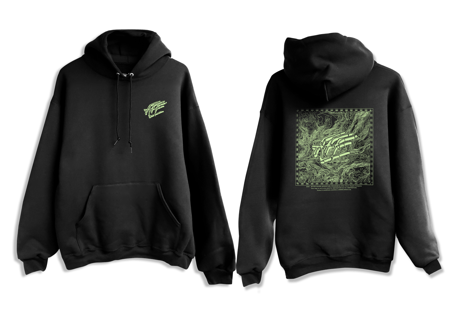 Adventure Program - Topographic Hoodie / After Hours Supply Co