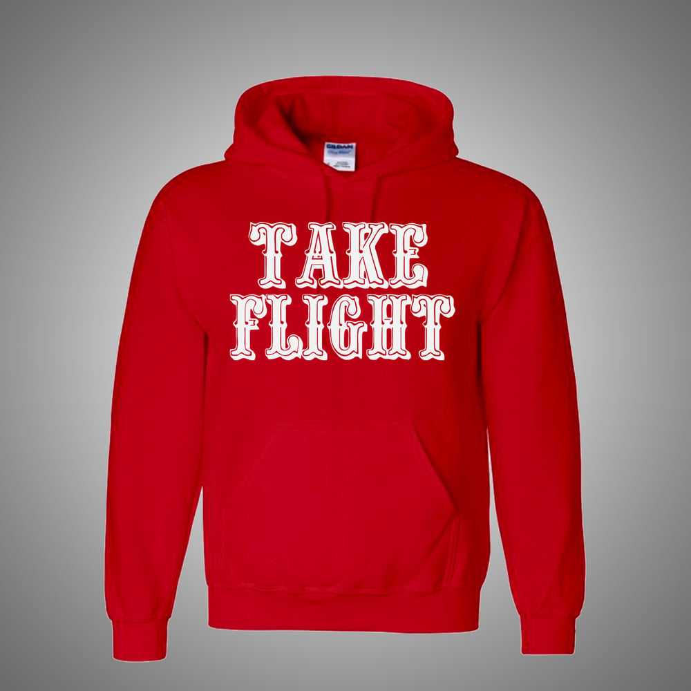 Image of Take Flight Red Hoodie