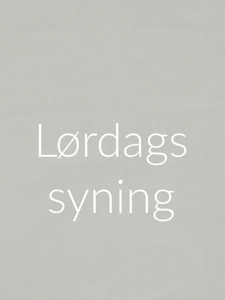 Image of Lørdagssyning kl 9-15