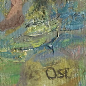 Image of 1941, Swedish Oil Painting, 'The Dance Floor,' Nils Öst