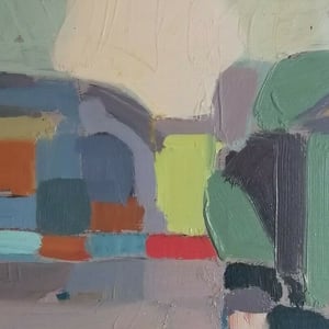 Image of Mid-Century, French Abstract Painting