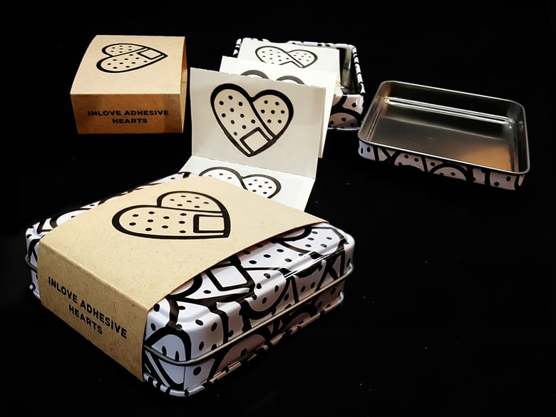Image of Heart-Shaped-Bandaids - Shipping in FEBRUARY 2024!!