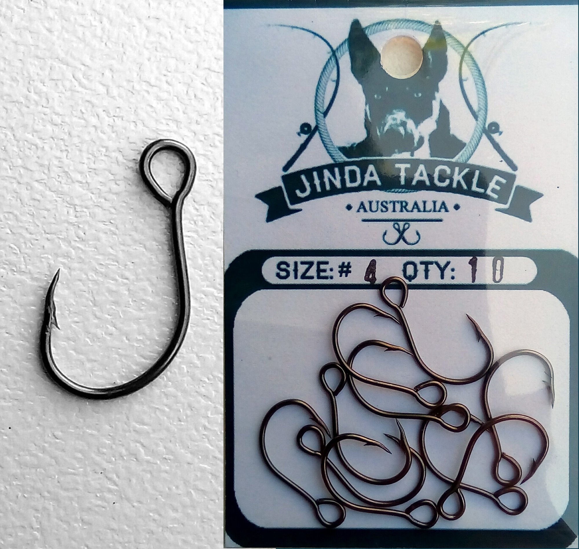 Inline Single Hook Black Nickel #3/0, Hooks -  Canada