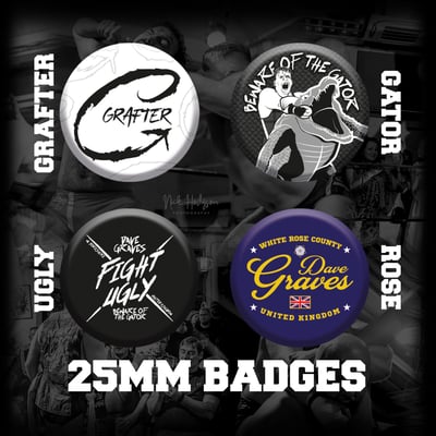 Image of Dave Graves 25mm Pin Badges