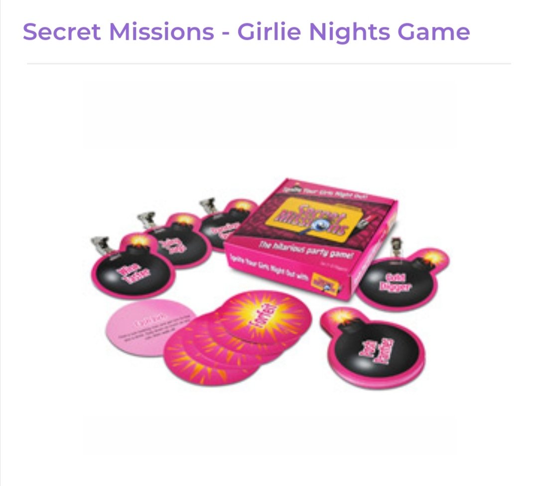Image of Girlie Nights Game Secret Mission