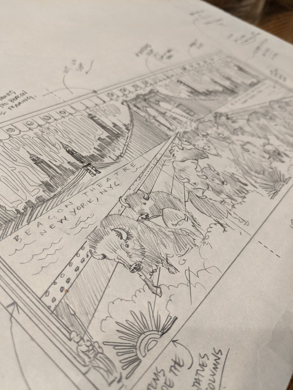 ONE OF A KIND - Original sketch for Tedeschi Trucks Band Triptych