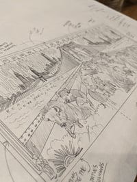 Image 3 of ONE OF A KIND - Original sketch for Tedeschi Trucks Band Triptych