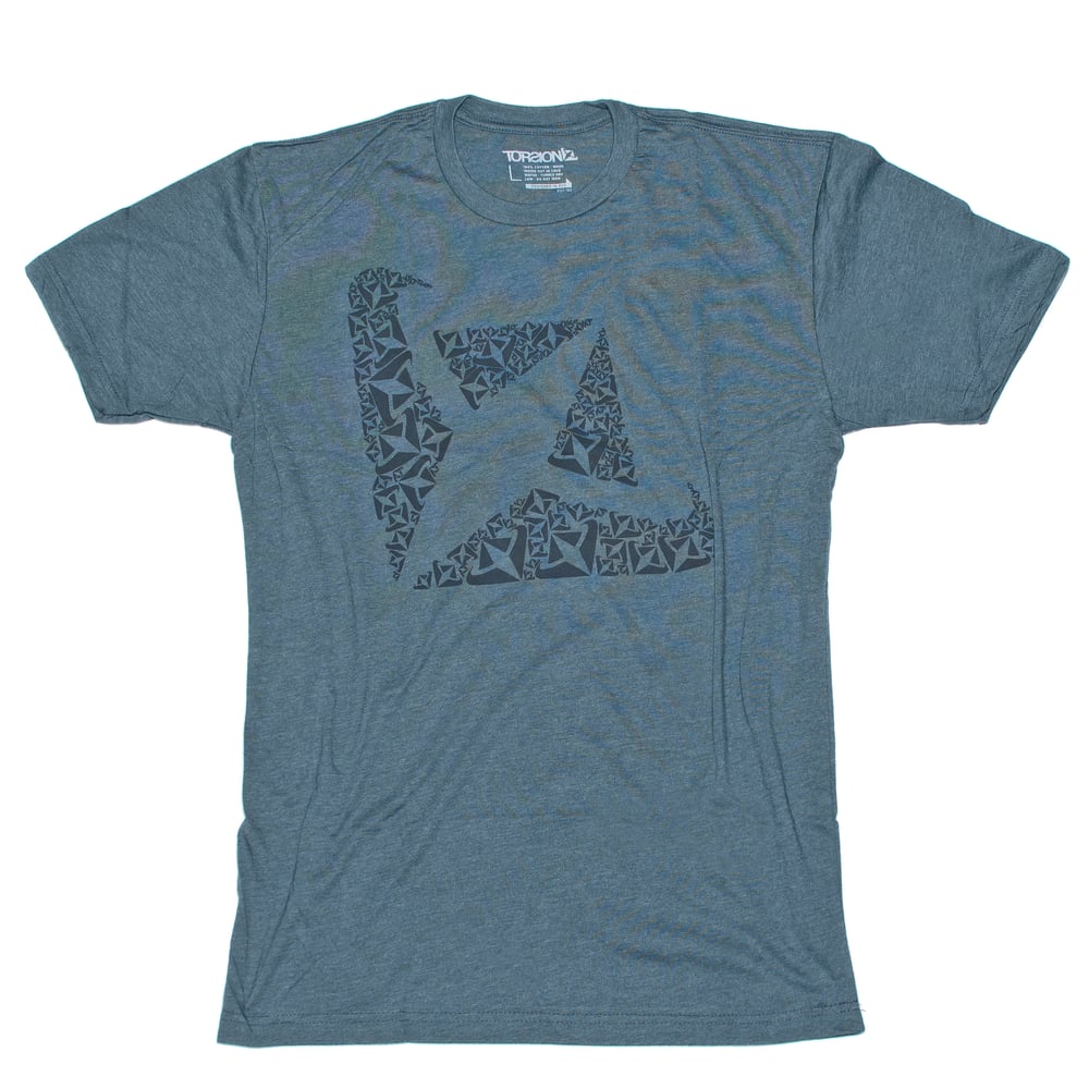 Image of Mosaic Tee - Steel Blue