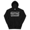 Image of SUPPORT HUMANS BLACK HOODIE 