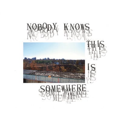 Image of V/A Nobody Knows This Is Somewhere LP