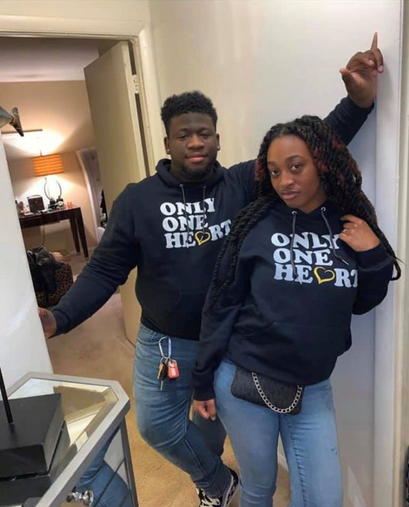 Only One Heart Old Skool Hoodie