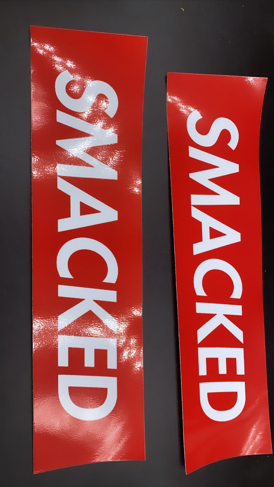 Image of SMACKED Original Box Logo XL 12inch Banner Sticker 