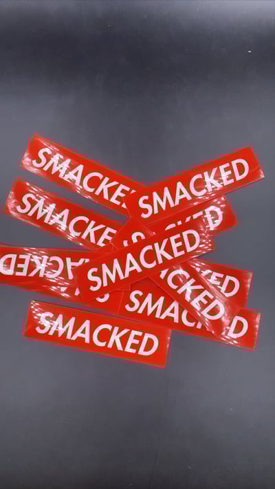 Image of Smacked Box Logo Sticker Small 