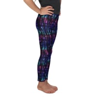 Image 3 of Girl's Watercolor Drips Yoga Pants