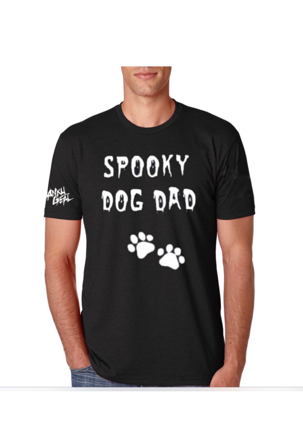 Spooky Dog Dad Mens Tee