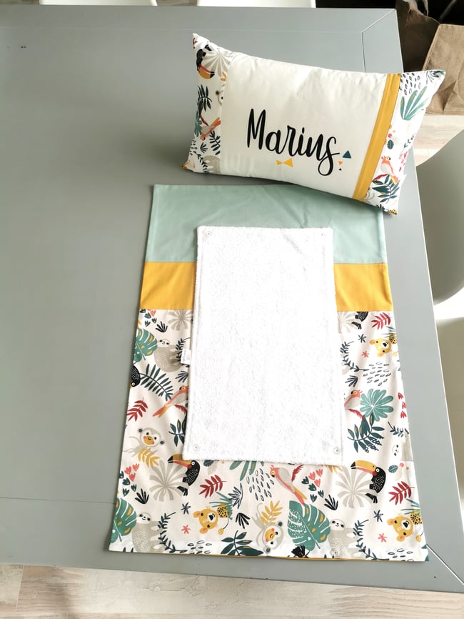 SUR COMMANDE - HOUSSE MATELAS A LANGER -