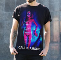 Image 2 of Psychedelic AMOUR T-shirt