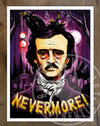 Image 1 of Edgar Allan Poe Nevermore Print 