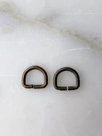 D-ring - Gammel Messing