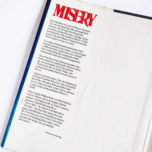 Stephen King - Misery - First Edition